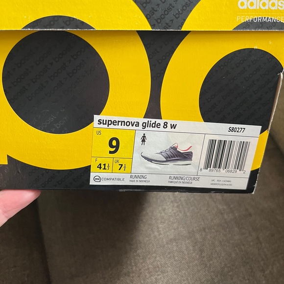 Womans adidas boost supernova glide 8 / sz 9 - Picture 6 of 6